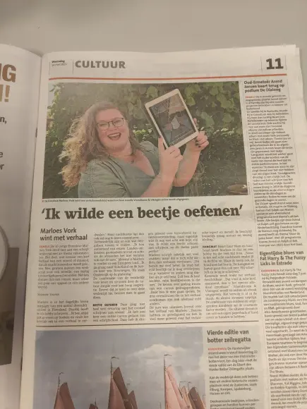 Marloes Vork wint met verhaal
