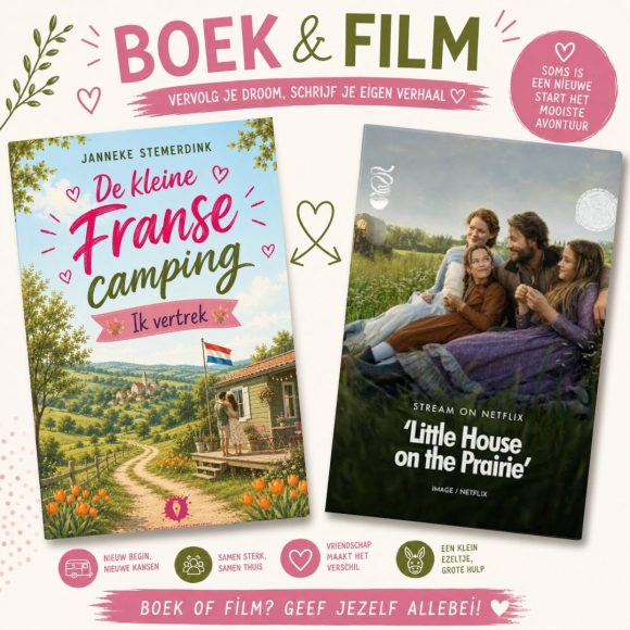 Boek en film: de kleine franse camping versus Het kleine huis op de prairie